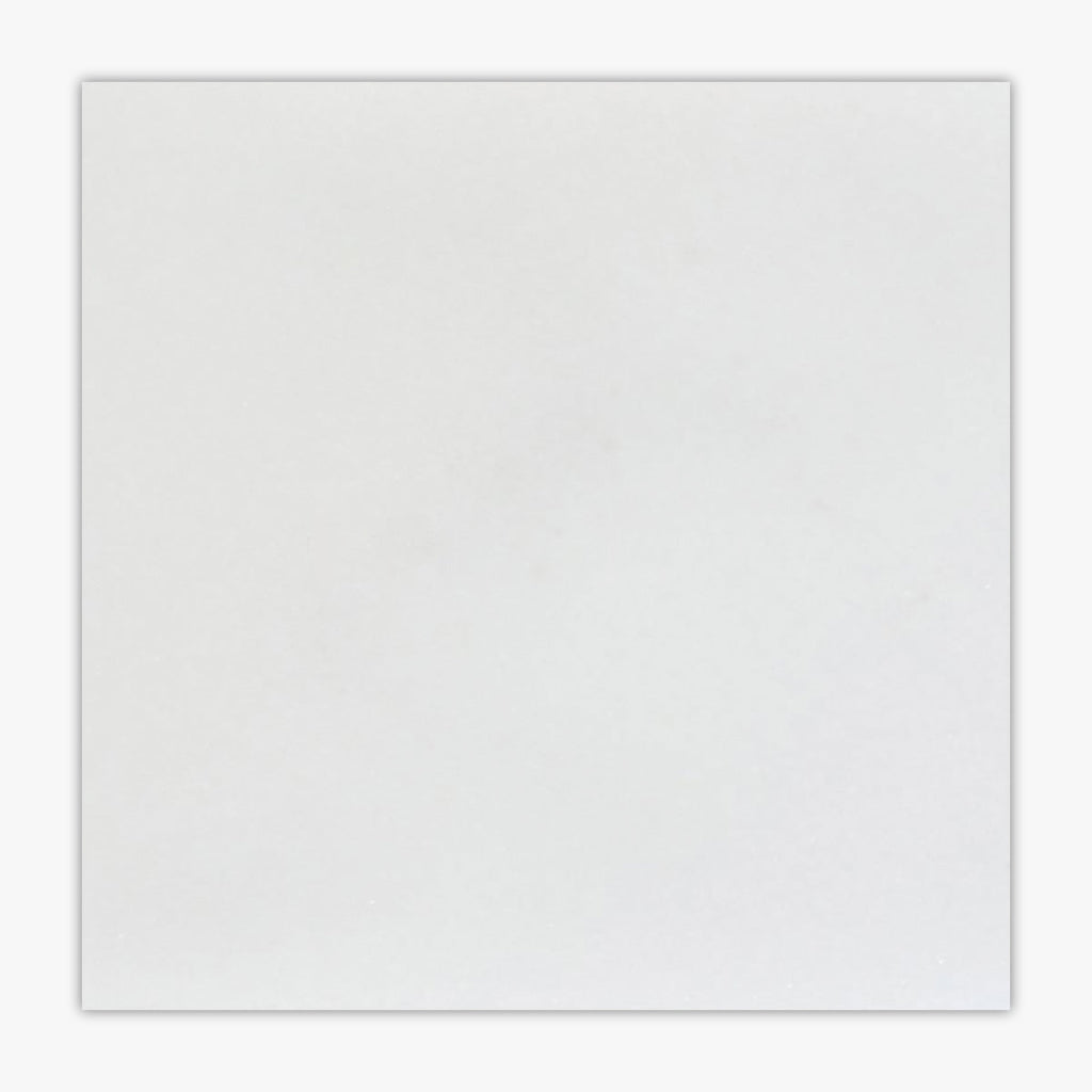 Thassos White Honed 12x12 Marble Tile