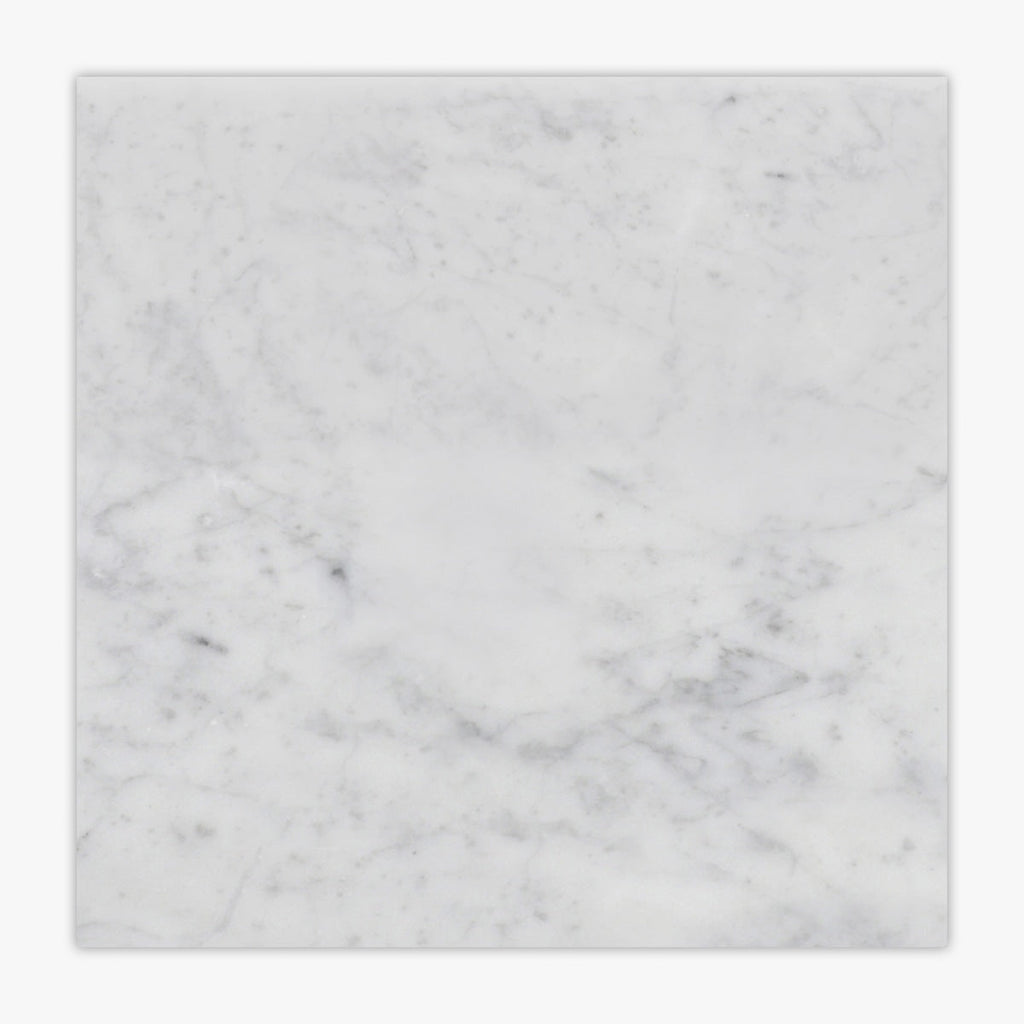 Bianco Carrara Honed 24x24 Marble Tile
