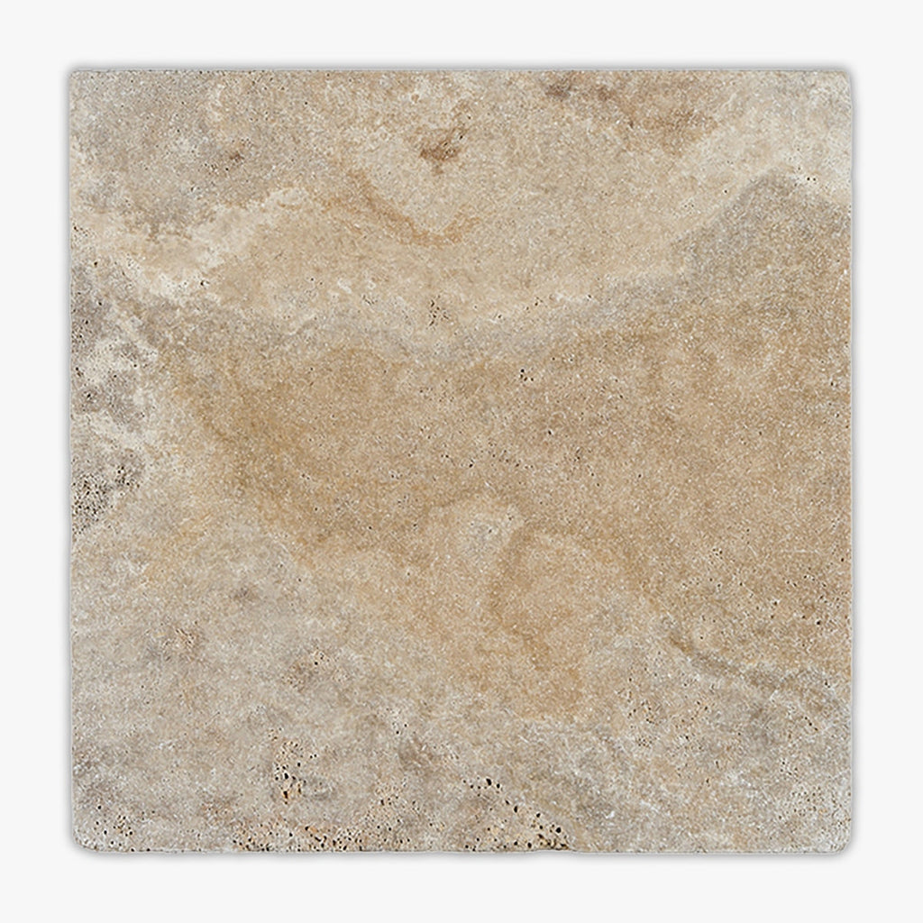 Scabos Tumbled 12x12 Travertine Paver