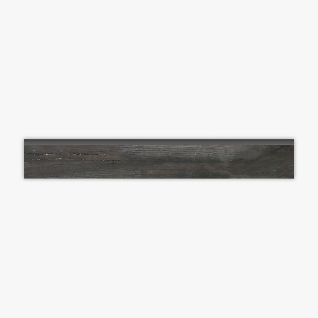 Great Lakes Charcoal Matte Surface Bullnose Porcelain Molding
