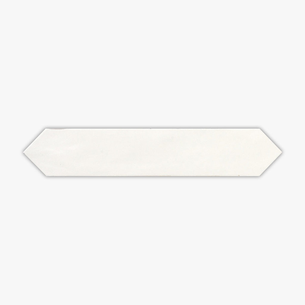 Serenity White Matte 2x10 Ceramic Wall Tile