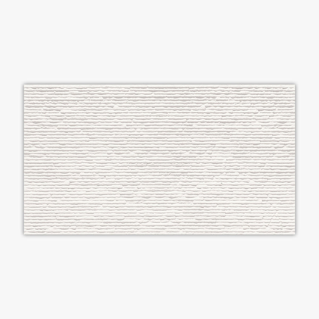 Yosemite White Thin-Raked 12x22 Porcelain Wall Tile