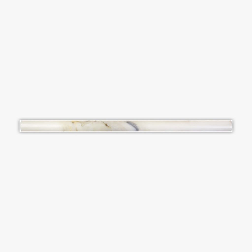 Calacatta Gold Honed Pencil Liner Marble Molding