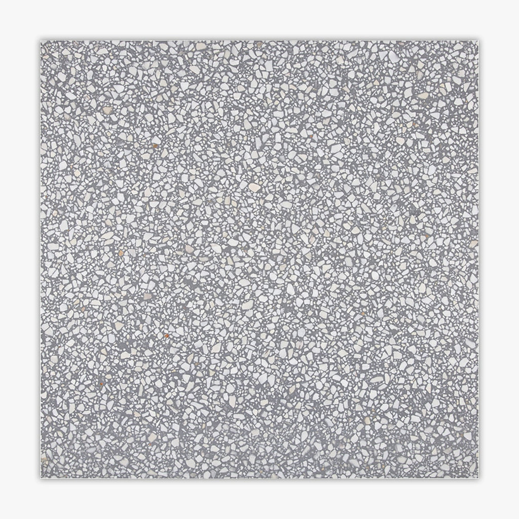 Light Grey Polished 24x24 Real Terrazzo Tile