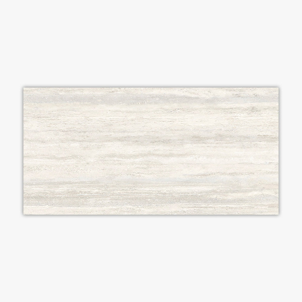 Navona Vein Cut Nievo Real Surface Technology Matte 24x48 Travertine-Look Porcelain Tile