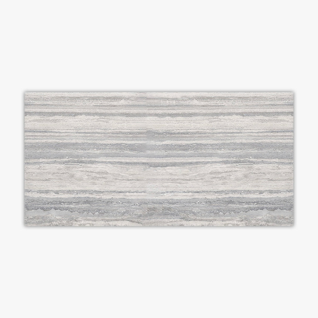 Navona Vein Cut Nebulo Real Surface Technology Matte 24x48 Travertine-Look Porcelain Tile