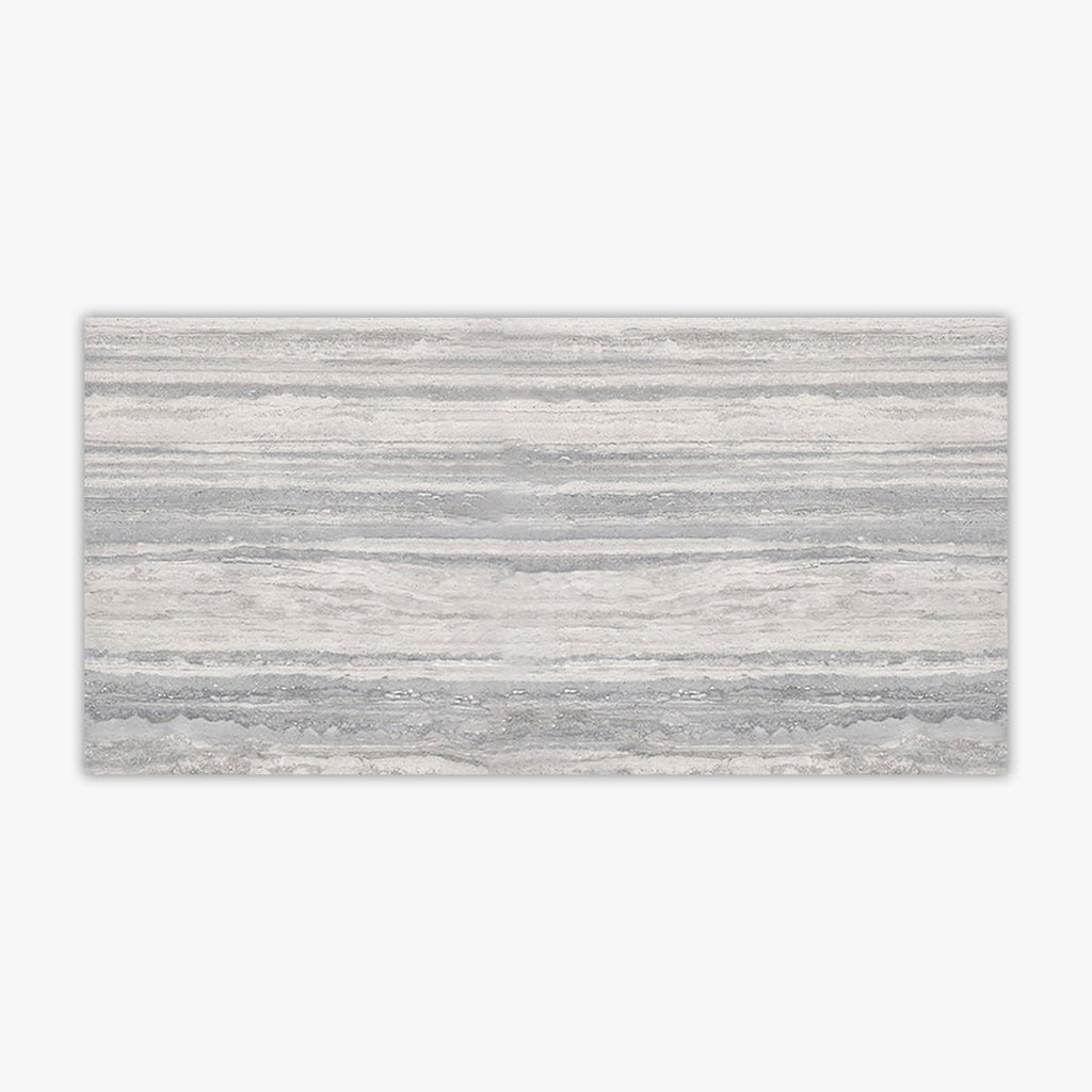 Navona Vein Cut Nebulo Real Surface Technology Matte 12x24 Travertine-Look Porcelain Tile