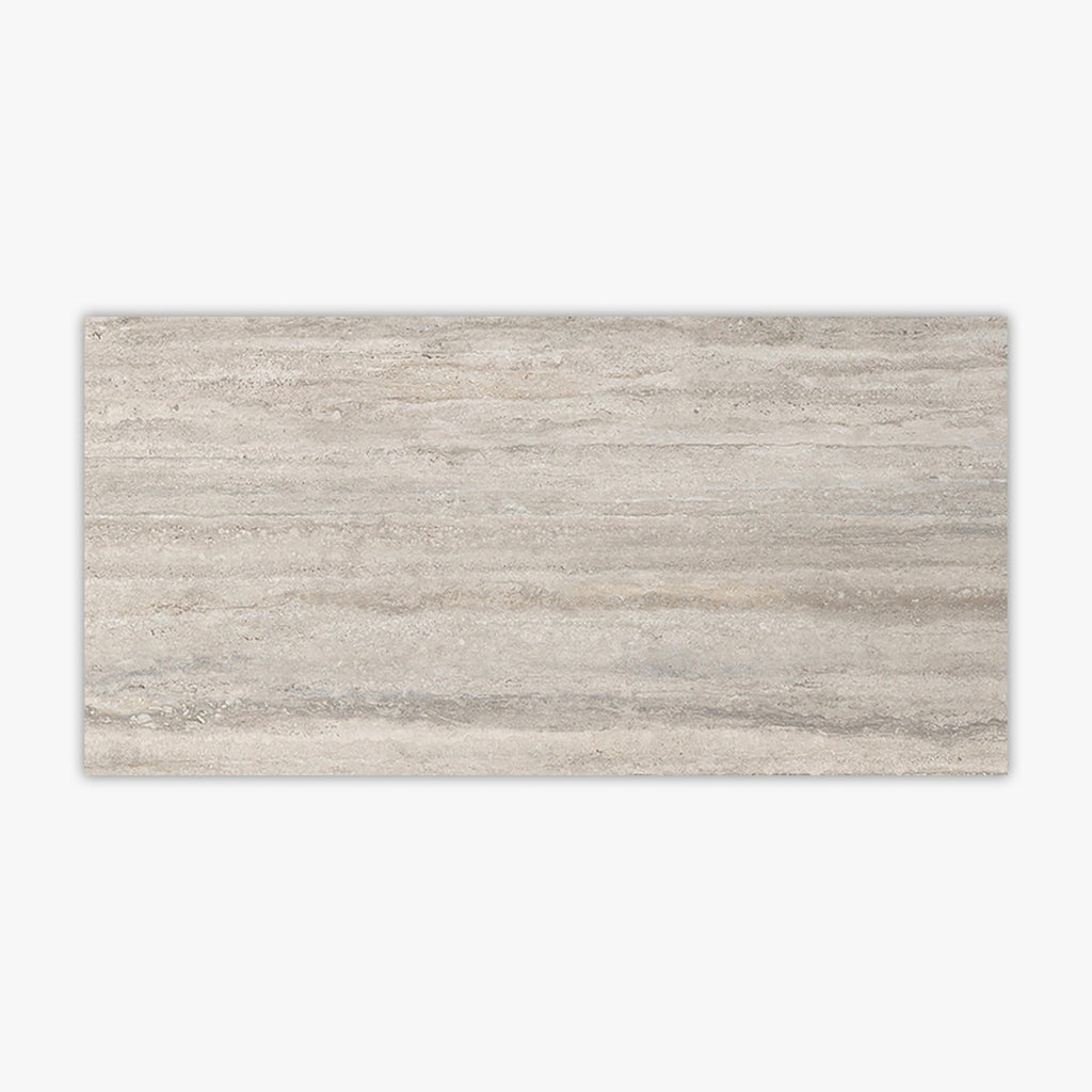 Navona Vein Cut Candido Real Surface Technology Matte 12x24 Travertine-Look Porcelain Tile