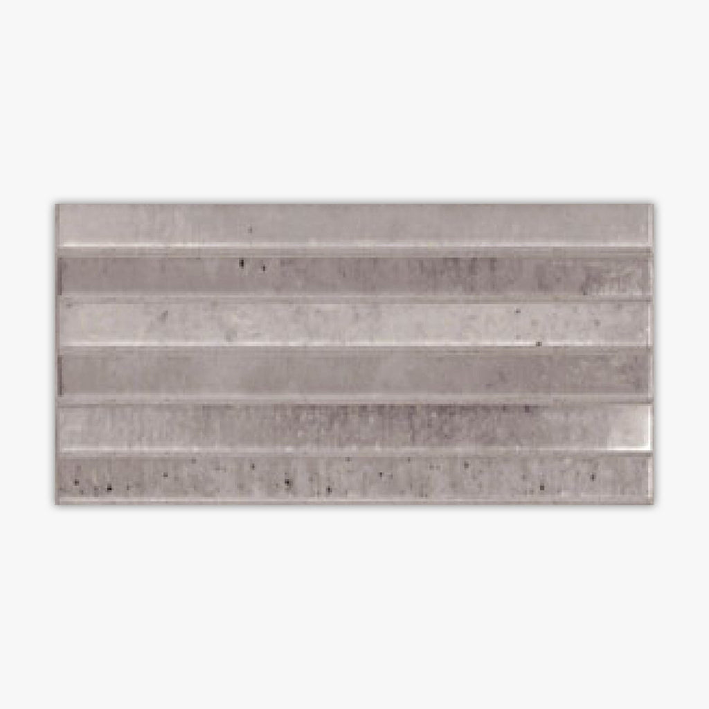 Home Ash Glossy 5x10 3D Kit-Kat Porcelain Tile