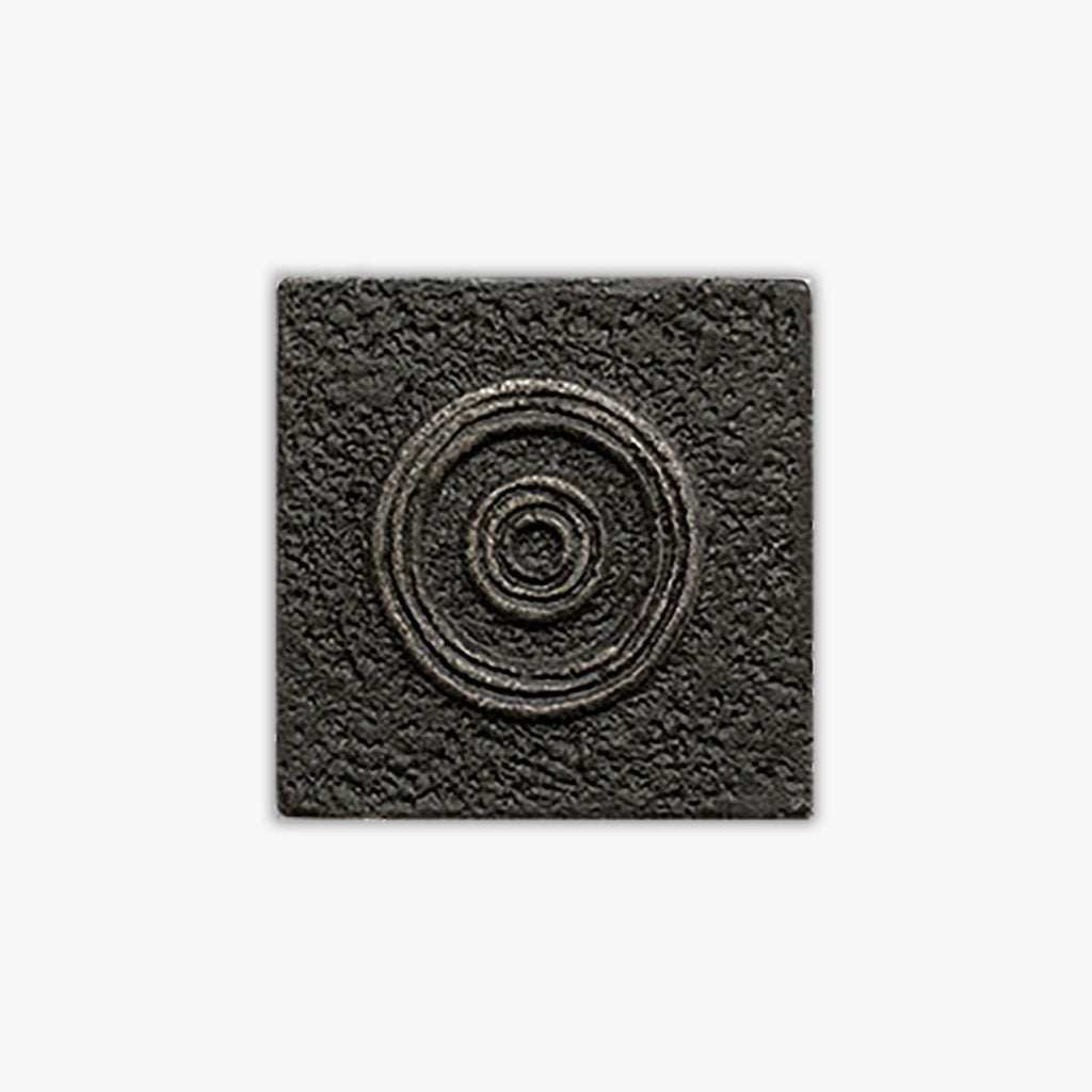 Wrought Iron Natural Circles Polyurethane 1x1 Decorative Insert