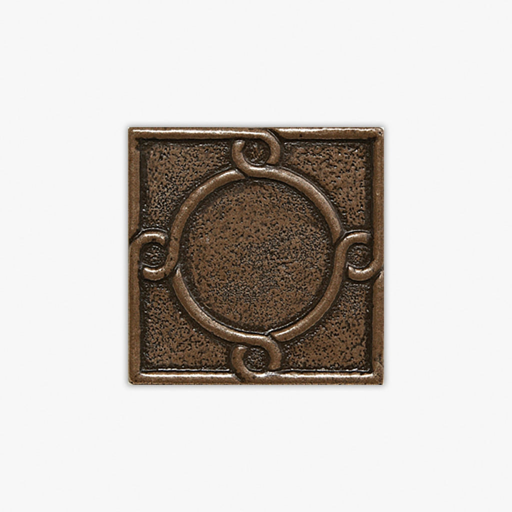 Bronze Natural Threads Polyurethane 2x2 Decorative Insert