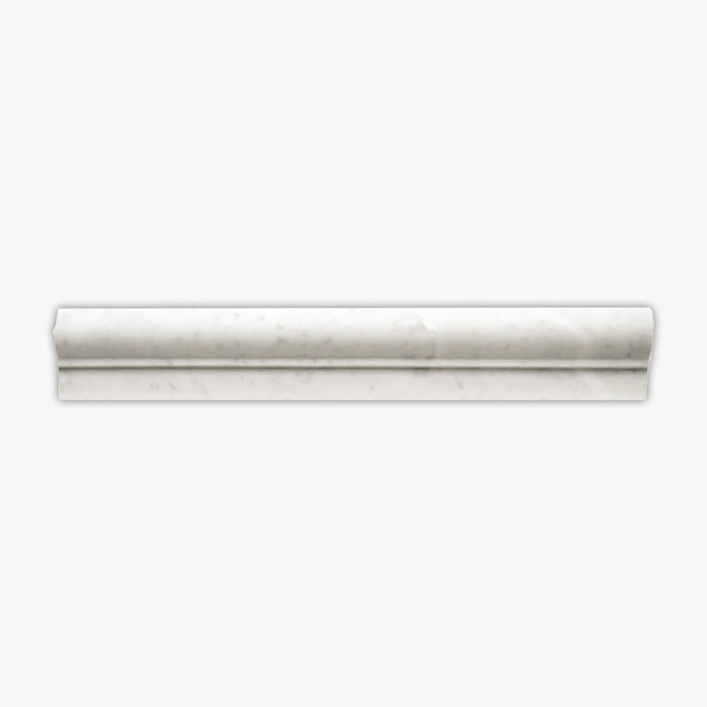 Bianco Carrara Polished Single Ogee Marble Molding