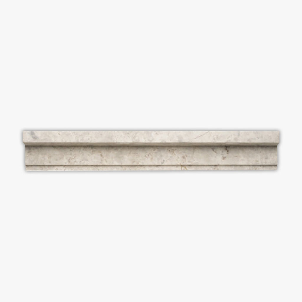 Galaxy Silver Polished Bari Chair Rail Limestone Molding