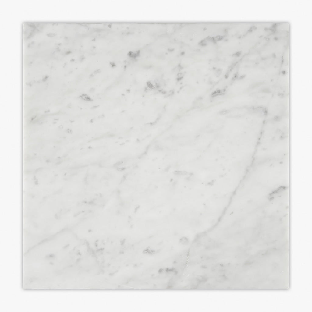 Bianco Carrara Honed 12x12 Marble Tile