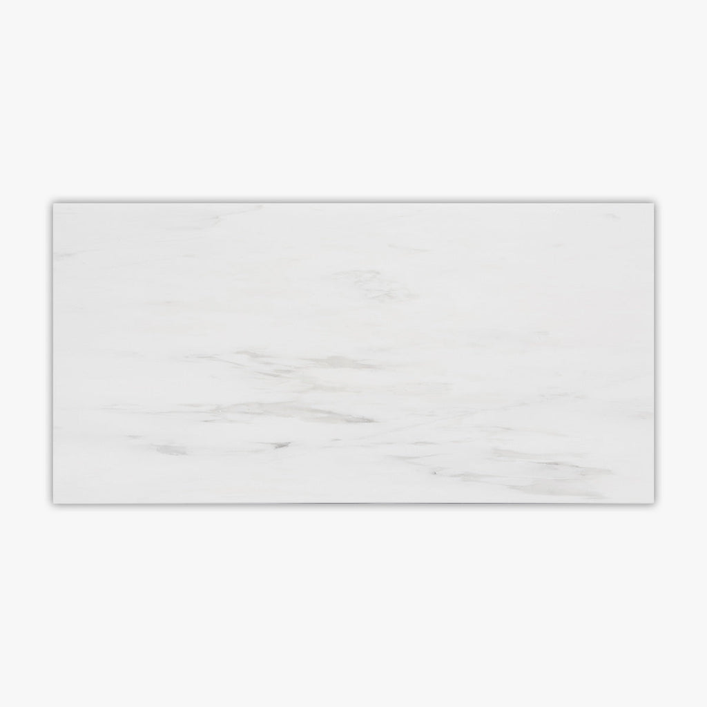Bianco Dolomiti Honed 12x24 Marble Tile