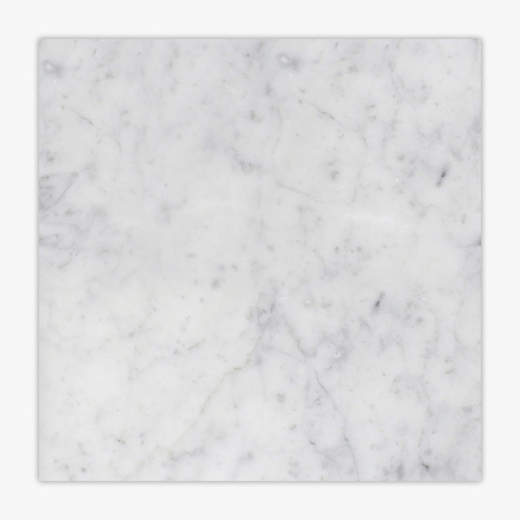 Bianco Carrara Polished 24x24 Marble Tile