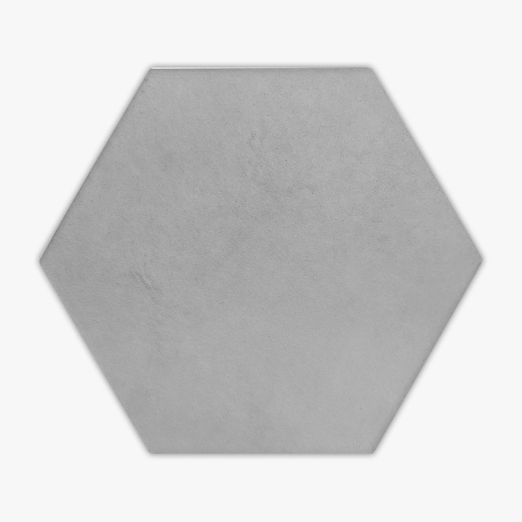 Serenity Silver Hexagon Matte 4 Porcelain Tile