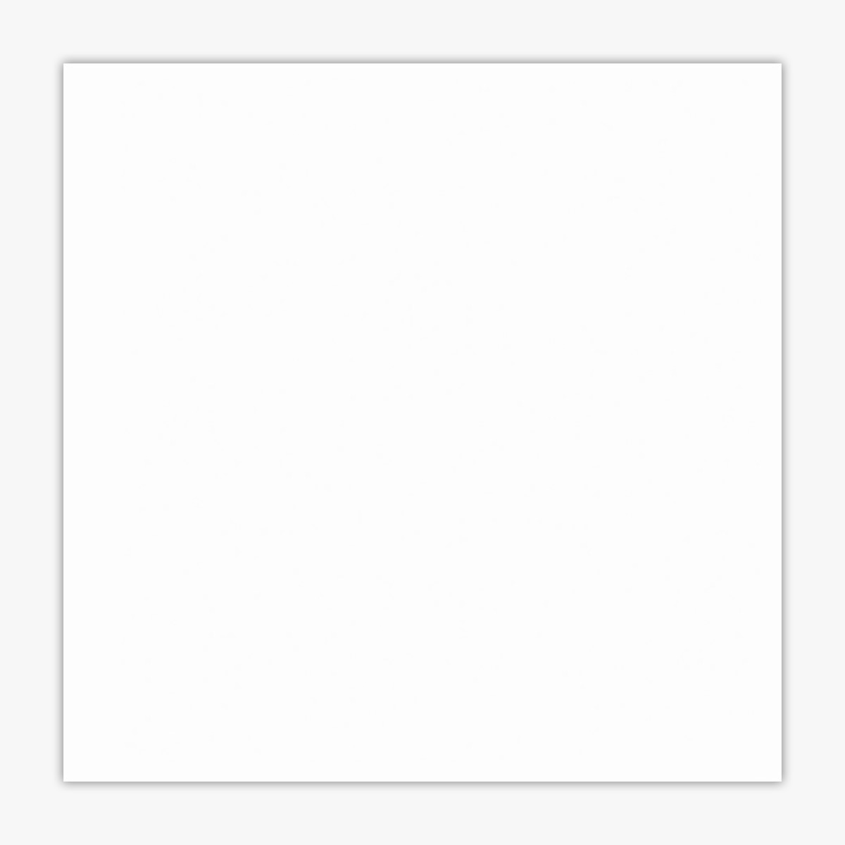 Florida Tile Lumina White 6-1/8" Matte Ceramic Floor Tile – Clipped Corner, NOS Vintage
